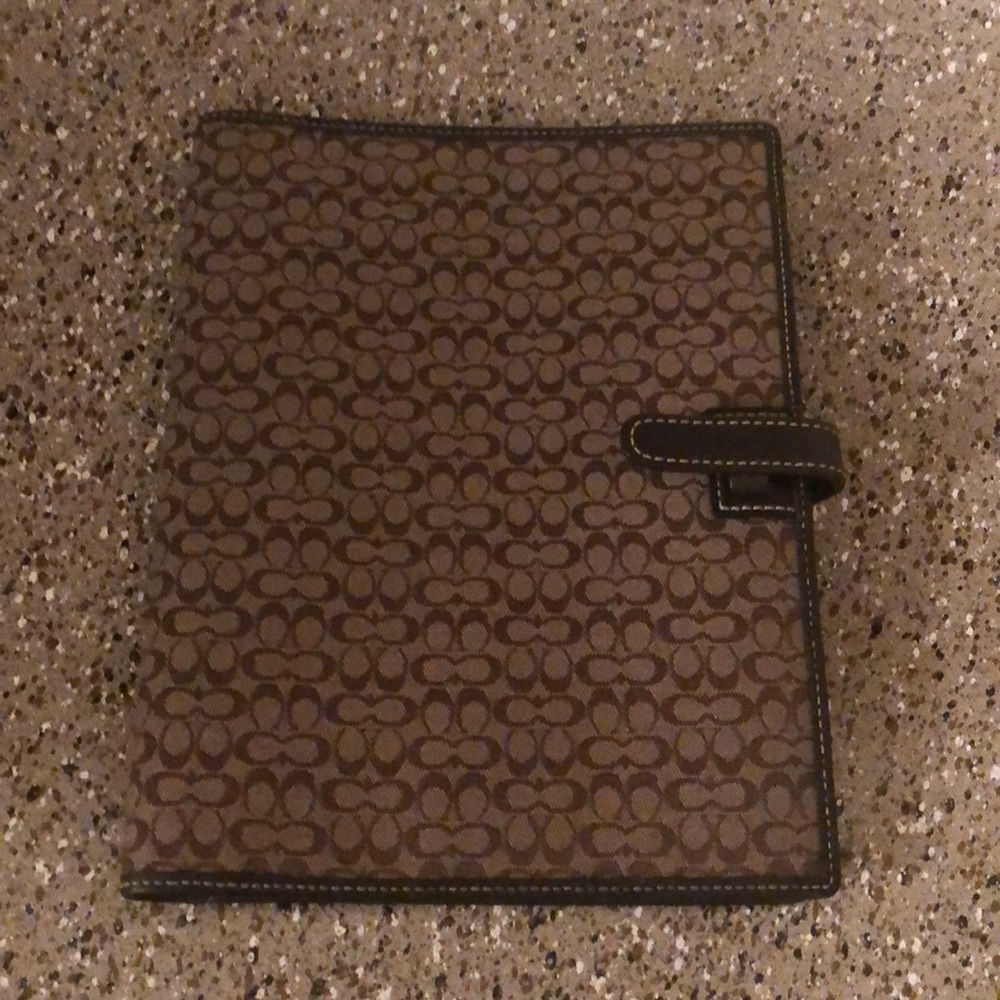 Coach Refillable Agenda